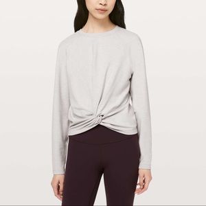 Lululemon Tuck and Gather Front Twist Pullover